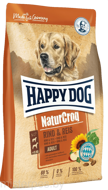 HAPPY DOG NATURCROQ RIND & REIS (для взрослых собак всех пород. Говядина и рис)