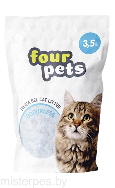 FOUR PETS Наполнитель силикагелевый