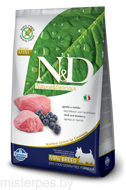 FARMINA N&D GF LAMB & BLUEBERRY ADULT MINI