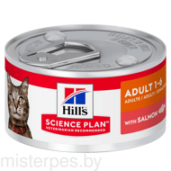 Hill's Science Plan Optimal Care консервы для кошек (лосось)