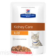 Hill's k/d Kidney Care для кошек с лососем